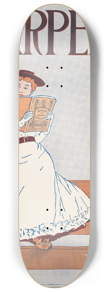 Edward Penfield - Harpers September 8.25 inch art skate deck