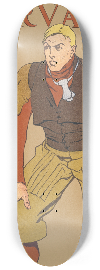 Edward Penfield - Harvard 8.25 inch art skate deck