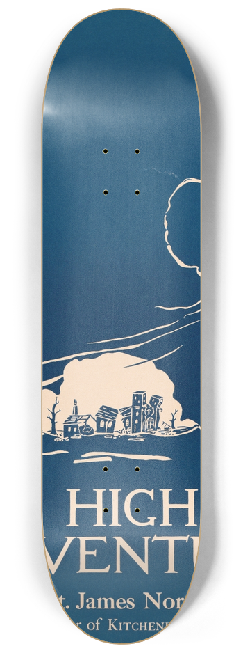 Edward Penfield - High Adventure 8.25 inch art skate deck