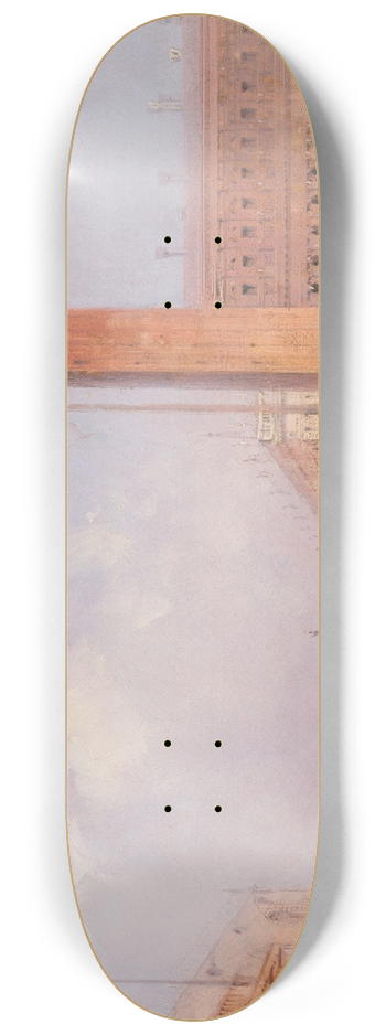 Edward Pritchett - The Piazzetta, Venice 8.25 inch art skate deck