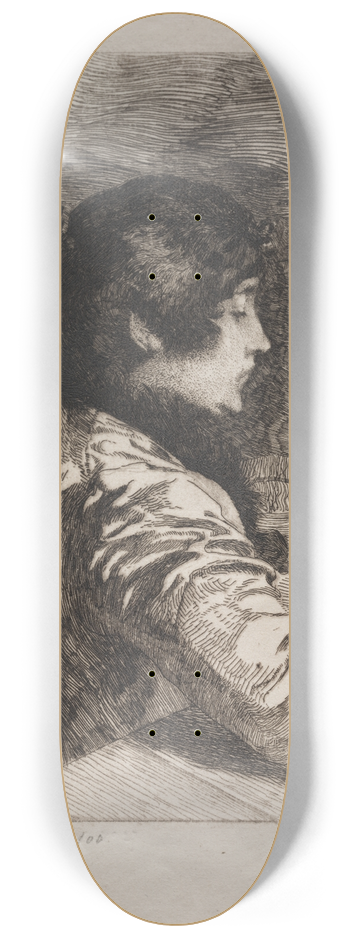 Albert Besnard - Madame Besnard 8.25 inch art skate deck