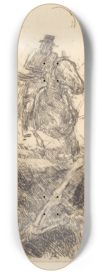 Albert Besnard - The Obstacle (Lobstacle) 8.25 inch art skate deck