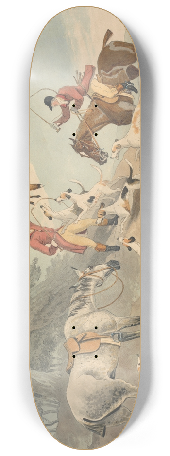 Edwin Cooper - Foxhunting: The Death 8.25 inch art skate deck
