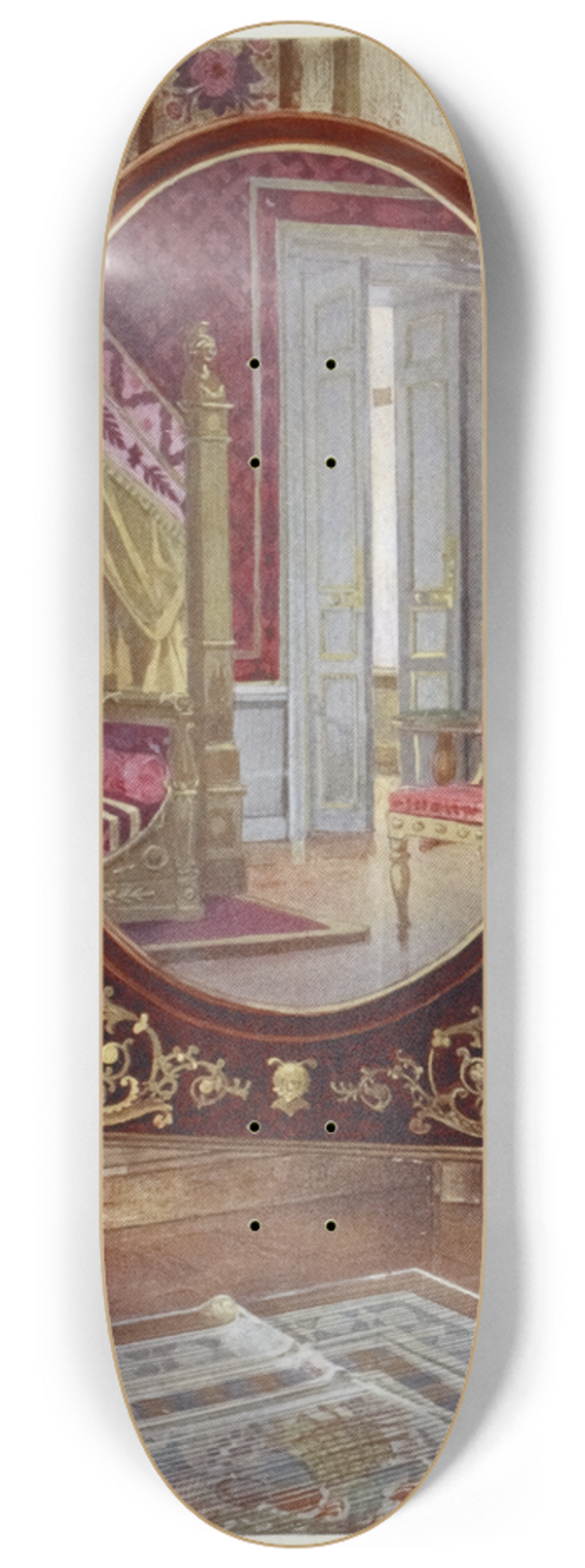 Edwin Foley - Psych and bed of Napoleon the First 8.25 inch art skate deck