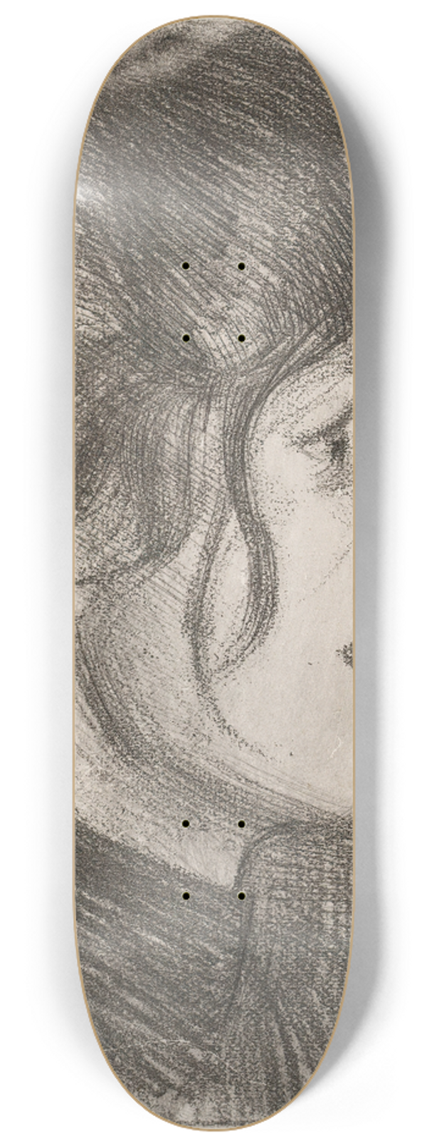 Eero Jrnefelt - Portrait Of A Young Woman 8.25 inch art skate deck