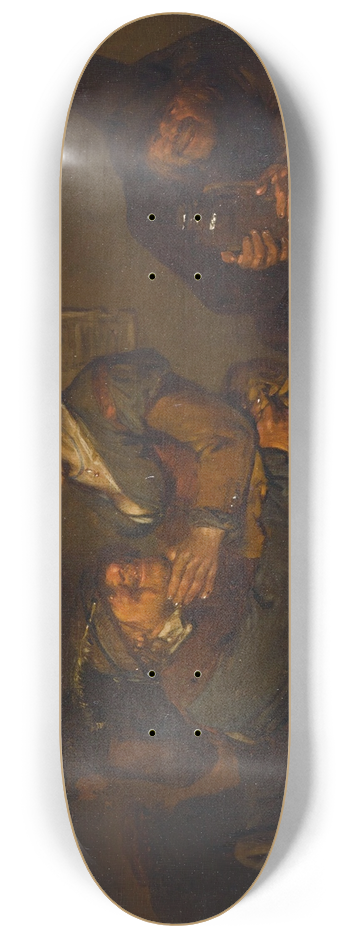 Egbert van Heemskerck the Younger - An amorous couple in an inn 8.25 inch art skate deck
