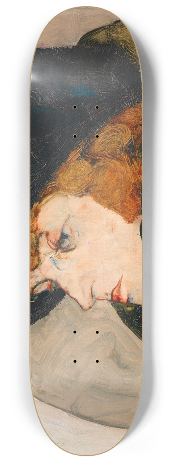 Egon Schiele - Portrt Ida Roessler 8.25 inch art skate deck