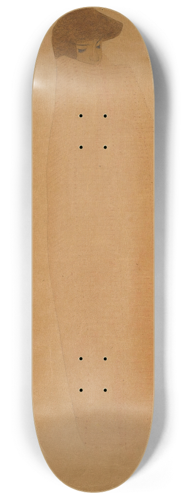 Egon Schiele - Verschleiertes Jahr (Veiled Year) 8.25 inch art skate deck