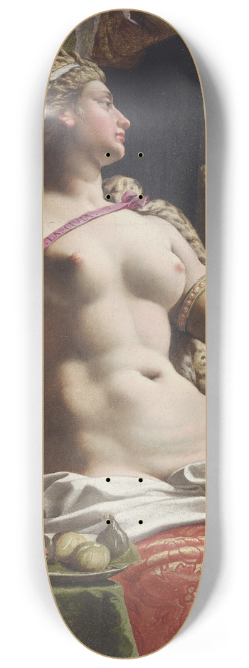 Abraham Janssens - An Allegory Of Lust (Lascivia) 8.25 inch art skate deck