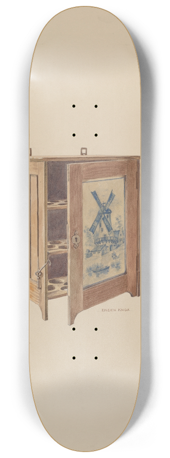 Eileen Knox - Egg Cabinet 8.25 inch art skate deck