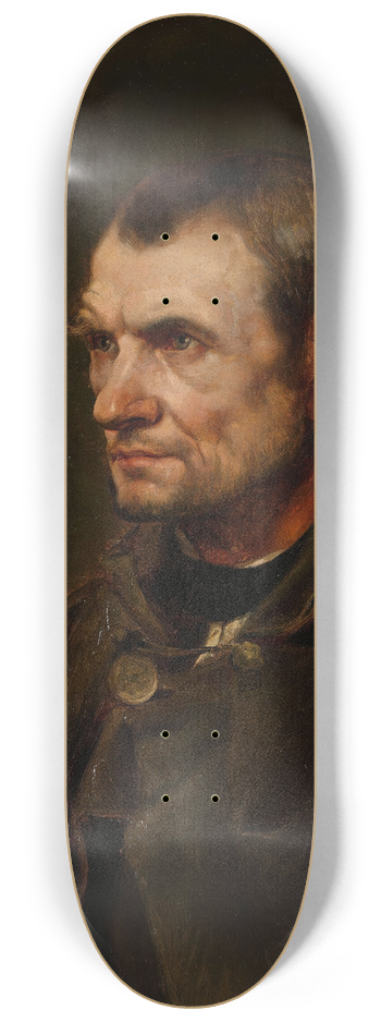 Eilif Peterssen - Figure Study of the Farmer Florian Killian 8.25 inch art skate deck