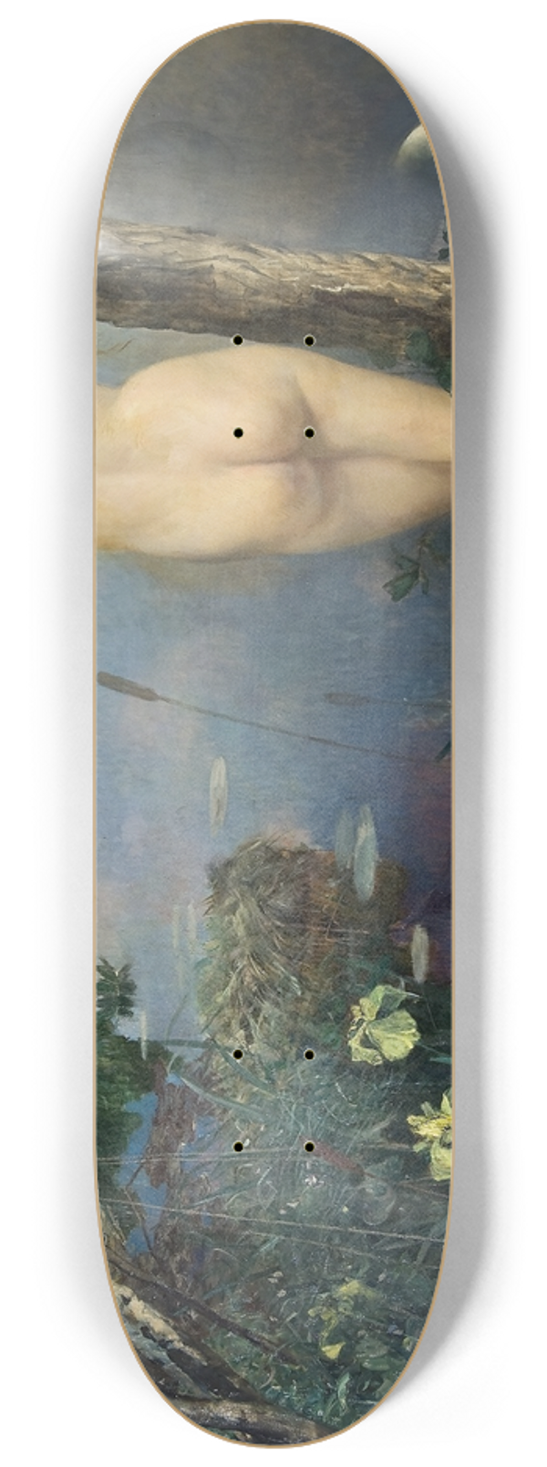 Eilif Peterssen - Nocturne 8.25 inch art skate deck