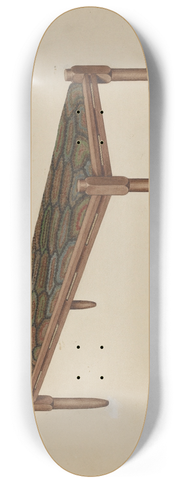 Elbert S. Mowery - Shaker Bed 8.25 inch art skate deck