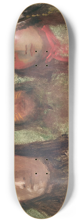 Albert Bierstadt - Three Indians 8.25 inch art skate deck