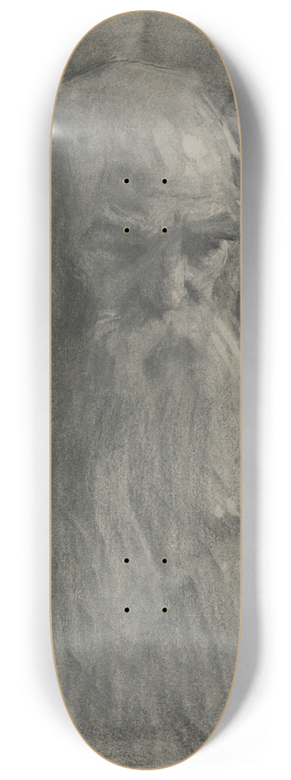 Elemr Halsz-Hradil - Podobize bradatho starca 8.25 inch art skate deck