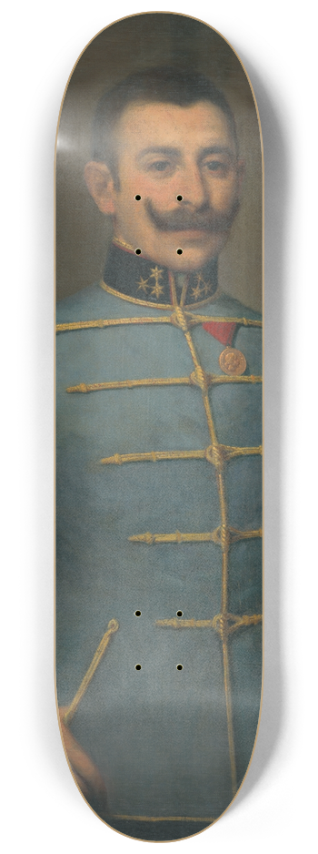 Elemr Halsz-Hradil - Portrait of Eugena Halmiho 8.25 inch art skate deck