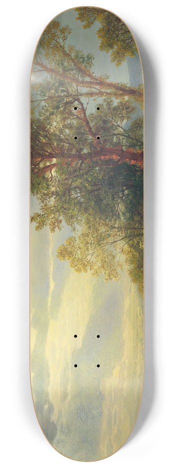 Albert Bierstadt - View on the Hudson 8.25 inch art skate deck