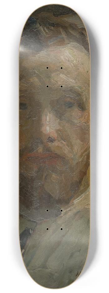 Elemr Halsz-Hradil - Self portrait 8.25 inch art skate deck