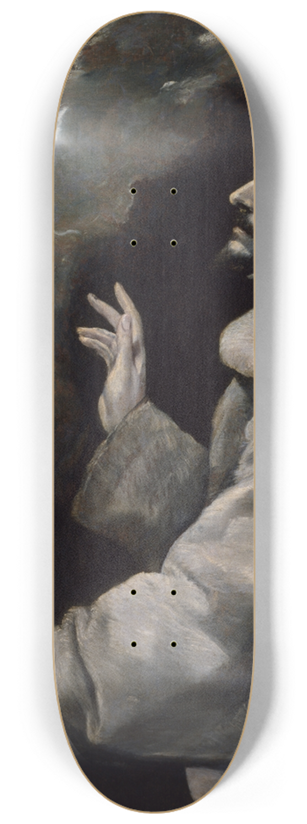 El Greco (Domenikos Theotokopoulos) - Saint Francis Receiving The Stigmata 8.25 inch art skate deck