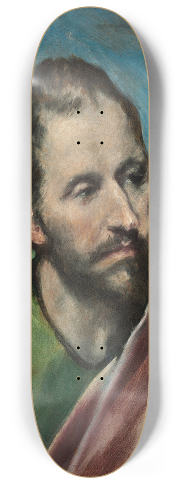 El Greco (Domenikos Theotokopoulos) - Saint James The Younger 8.25 inch art skate deck