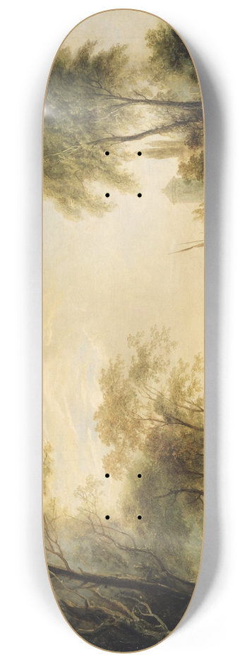 Elias Martin - Romantic landscape 8.25 inch art skate deck