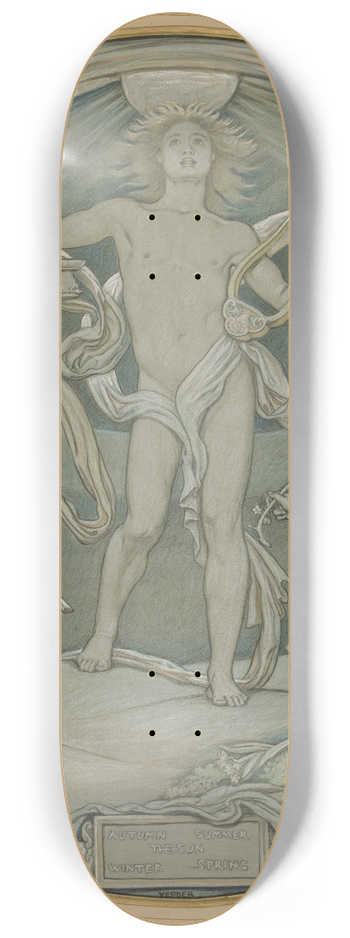 Elihu Vedder - Apollo andAttendents 8.25 inch art skate deck