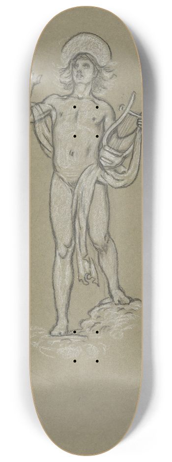Elihu Vedder - Study forApollo 8.25 inch art skate deck