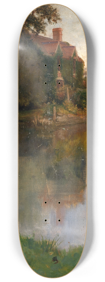 Eliphalet Fraser Andrews - Edge of a Stream 8.25 inch art skate deck