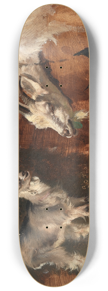 Eliphalet Fraser Andrews - Goats 8.25 inch art skate deck