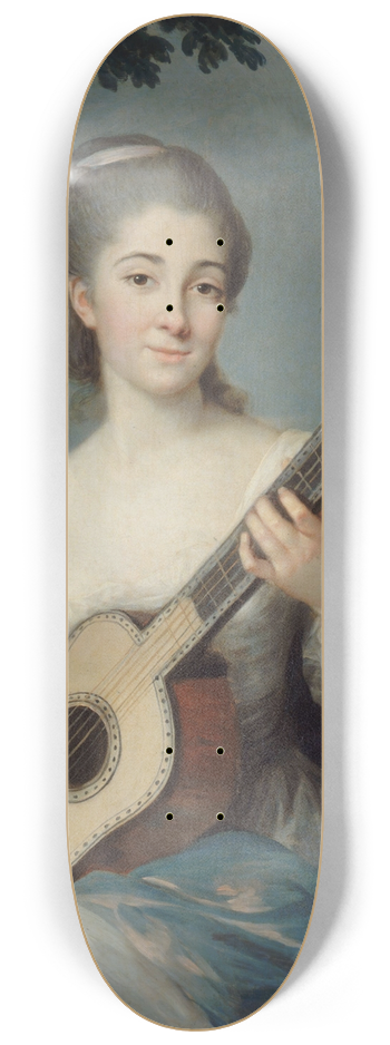 Elisabeth Louise Vige Le Brun - Portrait de Marie-Louise-Adlade-Jacquette de Robien, vicomtesse de Mirabeau 8.25 inch art skate deck