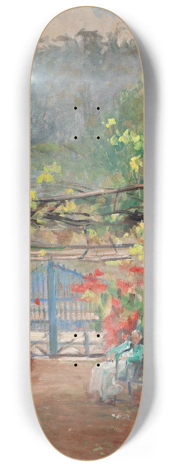 Eliseu Visconti - Descanso em meu jardim 8.25 inch art skate deck