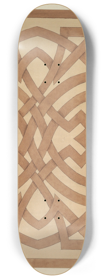 Elizabeth A. Nedwill - Design of interlacing 8.25 inch art skate deck