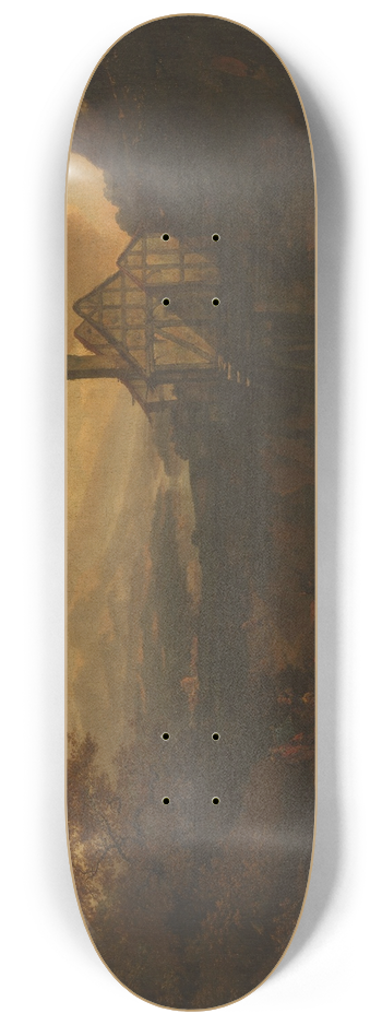 Abraham Jansz. Begeyn - Plundering 8.25 inch art skate deck