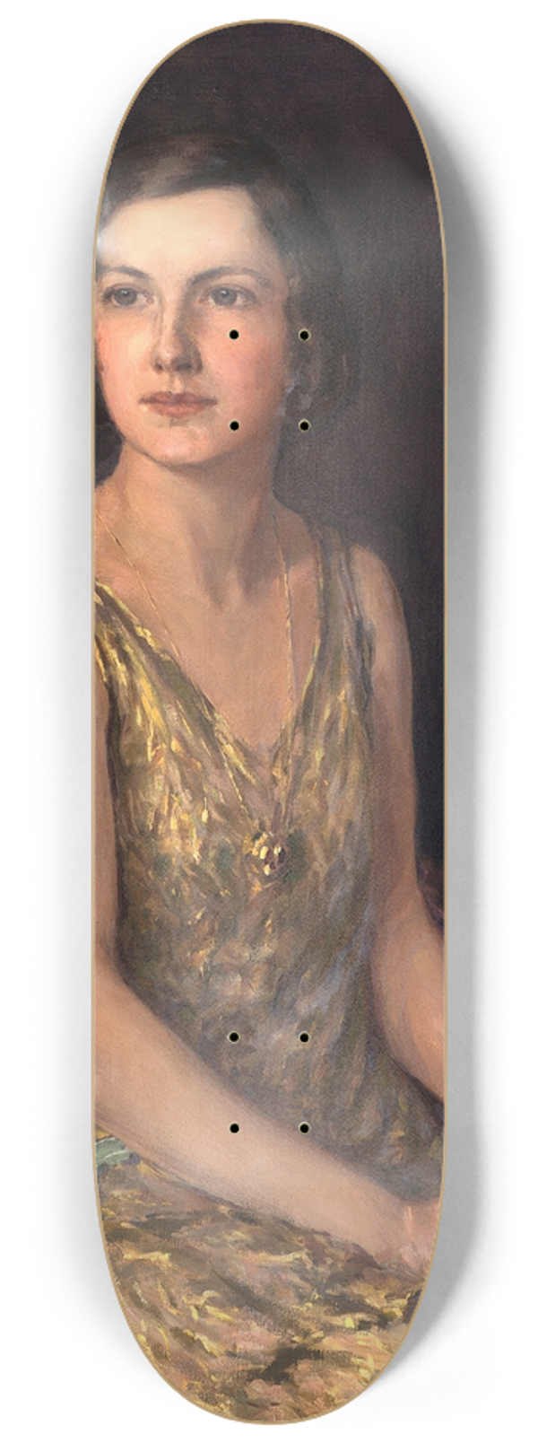 Elizabeth Kelly - May, daughter of Brigadier General Andrew, CMG 8.25 inch art skate deck