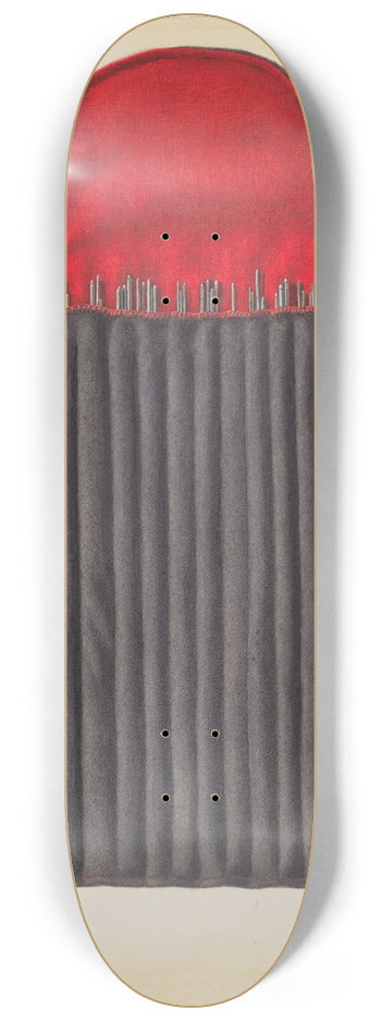 Elizabeth Moutal - Shaker Case for Knitting Needles 8.25 inch art skate deck