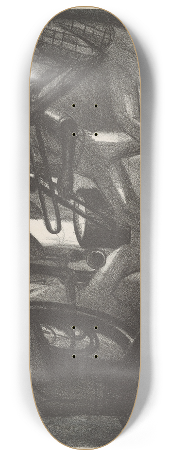 Elizabeth Olds - WPA Rhythm 8.25 inch art skate deck