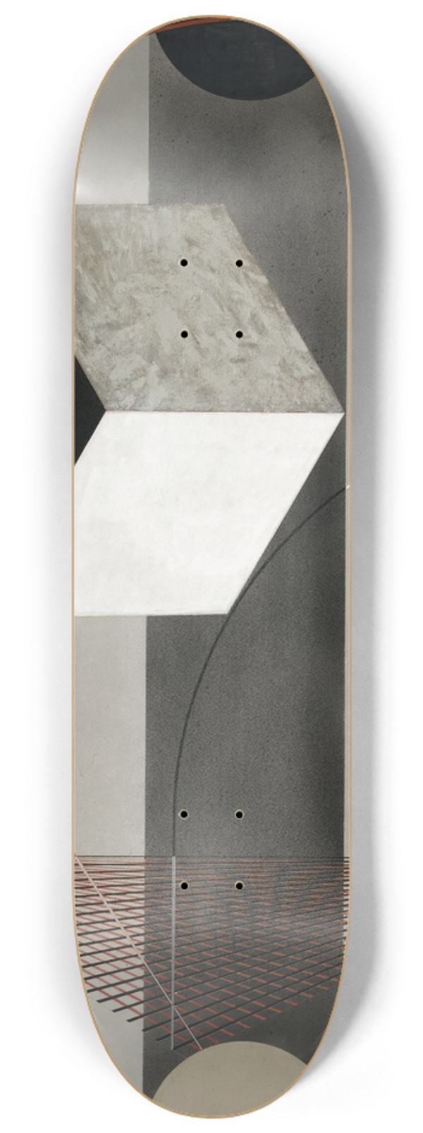 El Lissitzky - Proun99 8.25 inch art skate deck