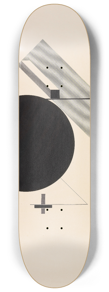 El Lissitzky - Proun IV  Blatt 4 der I. Kestnermappe, Proun 8.25 inch art skate deck