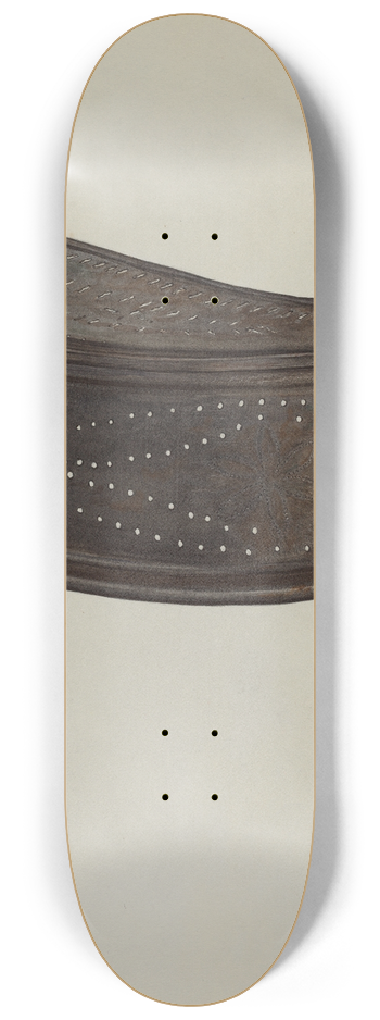 Elmer R. Kottcamp - Pa. German Spark Shield 8.25 inch art skate deck