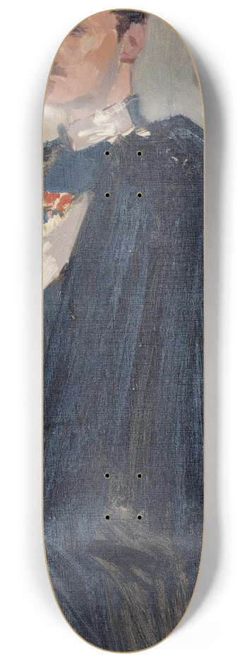Albert Edelfelt - Skecth for the Portrait of Prince Carl 8.25 inch art skate deck