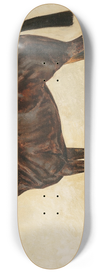 Emil Adam - A Dark Brown Thoroughbred Mare 8.25 inch art skate deck