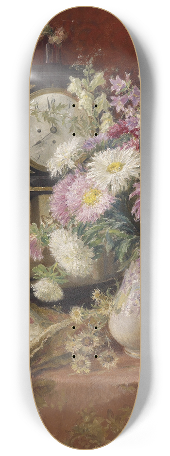 Emil Czech - Stillleben mit antiker Uhr 8.25 inch art skate deck