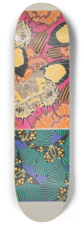Emile-Allain Sguy - Papillons Pl.18 8.25 inch art skate deck