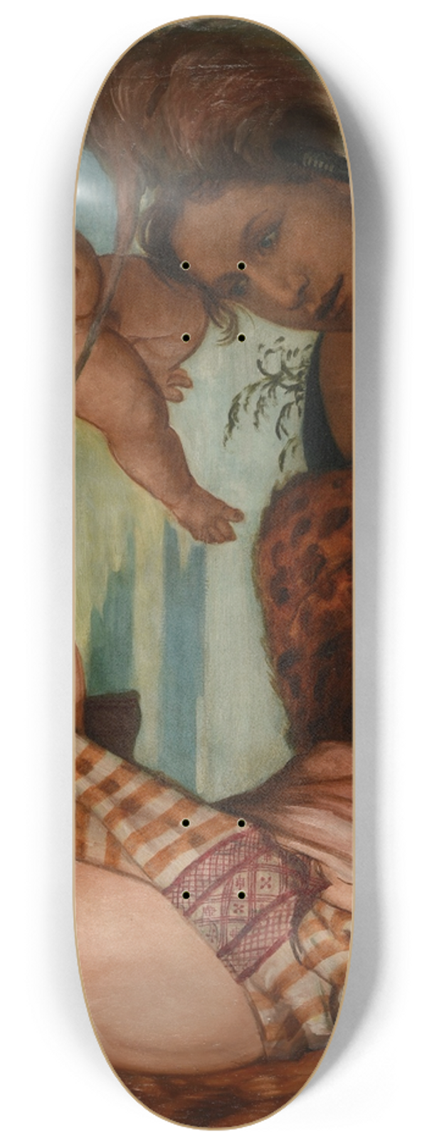Emile Bernard - Hercule et Omphale 8.25 inch art skate deck