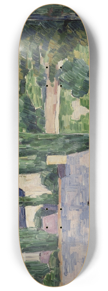 Emile Bernard - Landscape at Pont-Aven 8.25 inch art skate deck