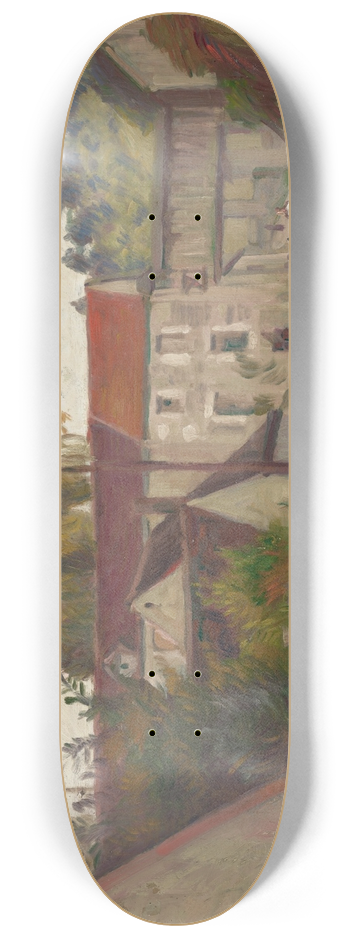 Emile Bernard - Vue de tonnerre ou Le moulin denfer 8.25 inch art skate deck