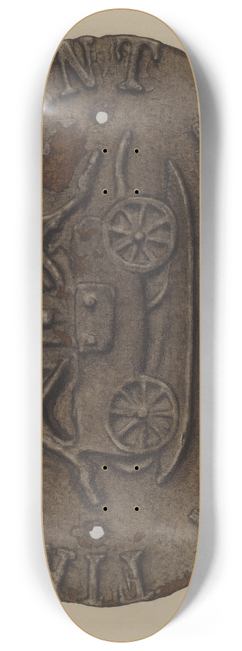 Emile Cero - Firemark 8.25 inch art skate deck