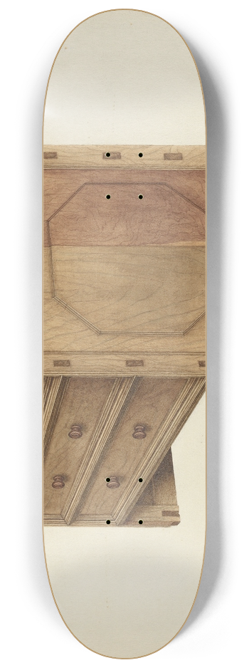 Emile Cero - Wooden Chest 8.25 inch art skate deck