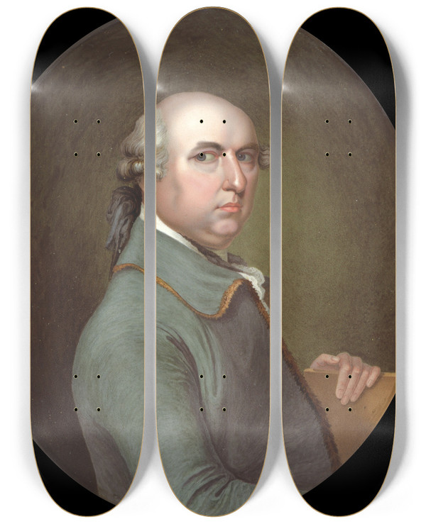 Triptych art skateboard deck of William H Craft George Stubbs by William H Craft (1774-1805)