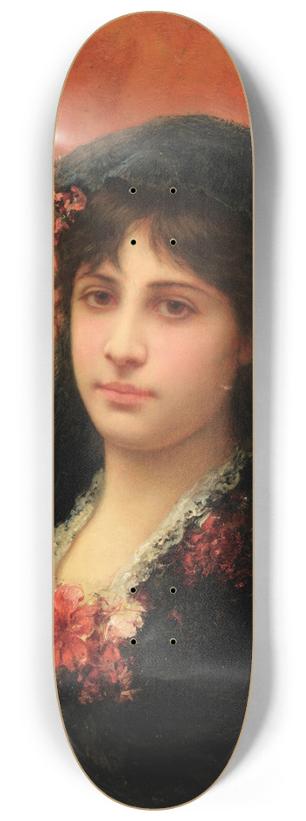 Emile Eisman-Semenowsky - Portrait dune espagnole 8.25 inch art skate deck